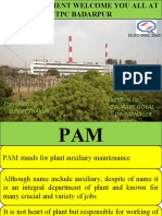 PAM department welcomes all at NTPC Badarpur plant