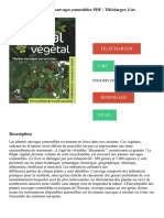 Le Régal Végétal: Plantes Sauvages Comestibles PDF - Télécharger, Lire