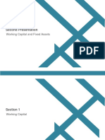 Working Capital and Fixed Assets Presentation
