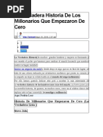 La Verdadera Historia de Los Millonarios Que Empezaron de Cero