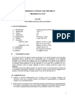 Silabo Doctrina Social de La Iglesia M. Gestion y Acreditacion