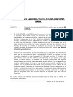 Informe Sobre Resincion de Contrato