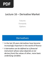 Lecture16 DerivativeMarkets