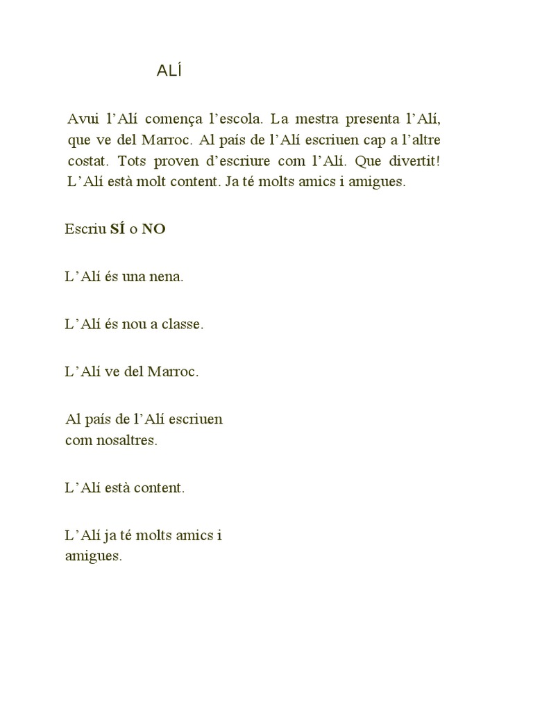 Alí | PDF