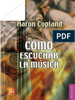 COMO ESCUCHAR LA MUSICA - Aaron Copland PDF