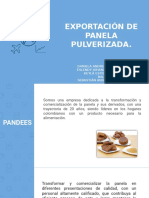 Exportación de Panela Pulverizada - Finanzas