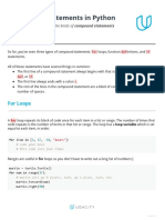 Ipnd Reference Sheet Python Compound Statements PDF