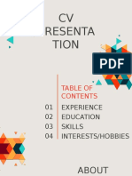 My Creative CV by Slidesgo