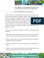 Evidencia Ejercicio Practico Determinar Participacion Adolescentes Nucleo Social PDF
