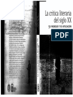 (Blume) Crítica Literaria Siglo XX PDF