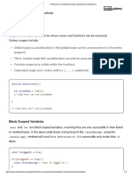 Codecademy Javascript Scope