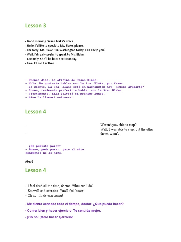Ingles 3 | PDF