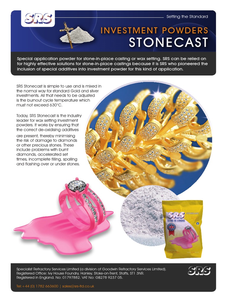 SRS-UK Stonecast A4 | PDF | Materials | Metals