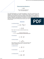 Dimensionless Numbers PDF
