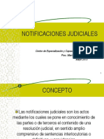 Notificaciones Judiciales 2013