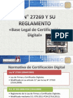 Ley de Firma y Certificados Digitales y Su Reglamento PDF