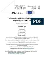 Composite Indicator Analysis and Optimization (CIAO) Tool: Codebook For Practitioners