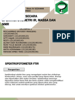 Analisis Mutu Secara Spektrofotometri IR, Massa Dan