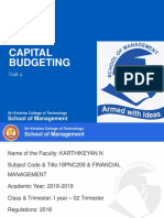 Unit 4-Capital Budgeting