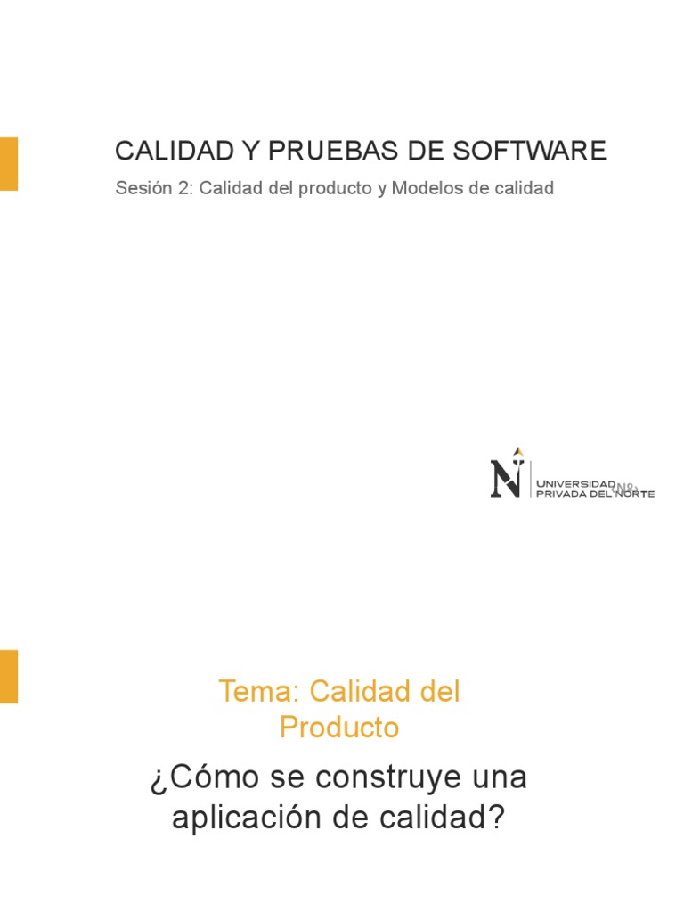 Calidad Del Software Presentación de CPS | PDF | Software | Calidad ...