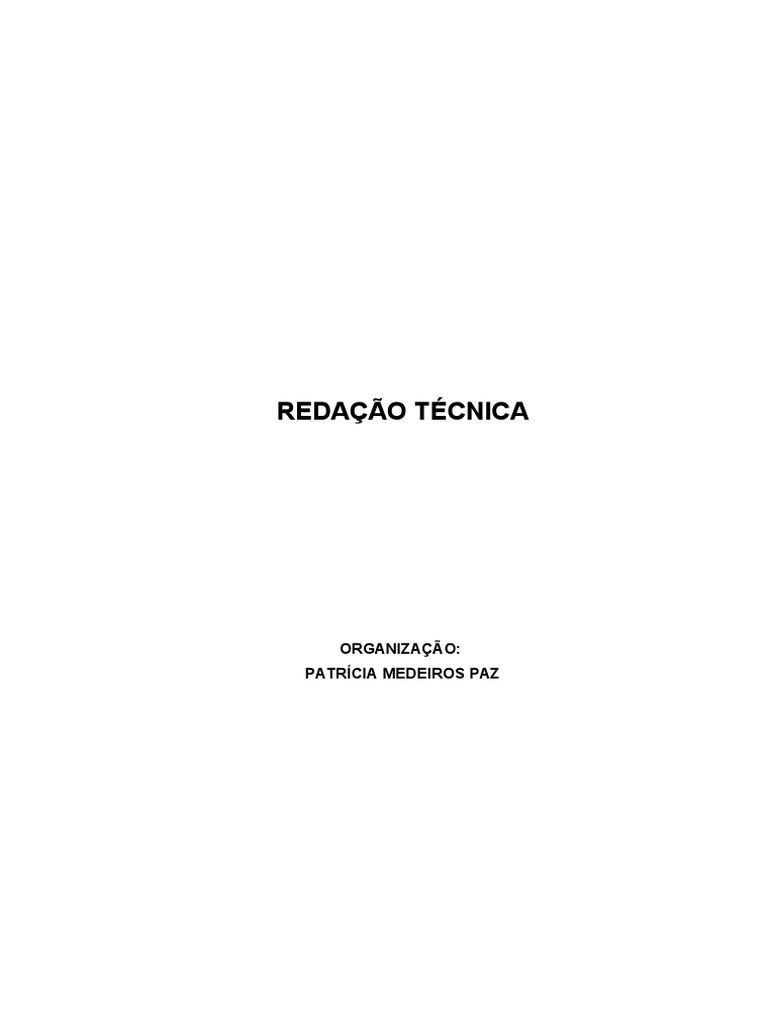 Apostila de Português e Redação Técnica, PDF