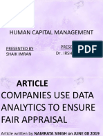 HUMAN CAPITAL MANAGEMENT Shaik Imran