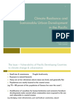 Climate Resilience and Sustainable Urban Development in The Pacific