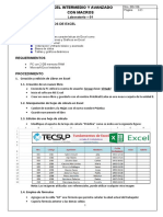 Laboratorio 01 - Fundamentos de Excel