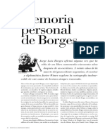 Memoria Personal de Borges PDF