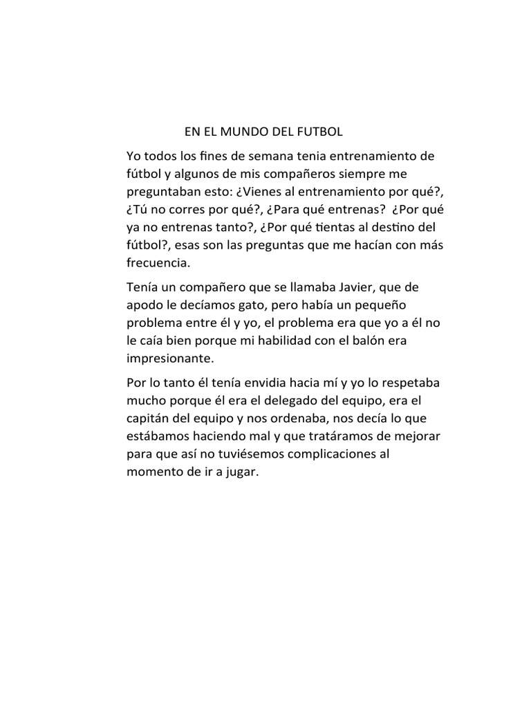 En El Mundo Del Futbol | PDF | Asociación de Futbol