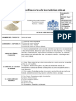 Lista de Especificaciones, Galletas. PDF