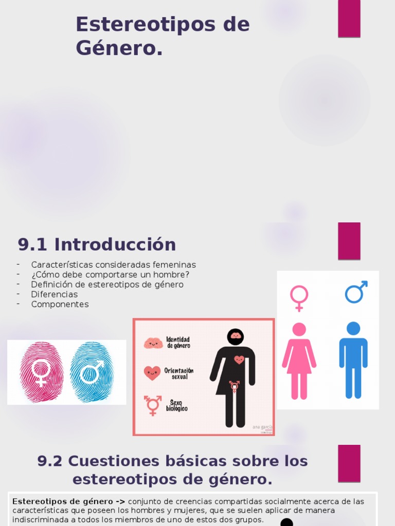 Estereotipos de Género: Definición y Efectos | PDF | Sexismo | Estereotipos