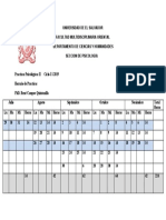 Cronograma de Practicas