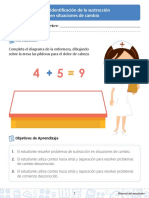 Identificación de La Sustracción en Situaciones de Cambio