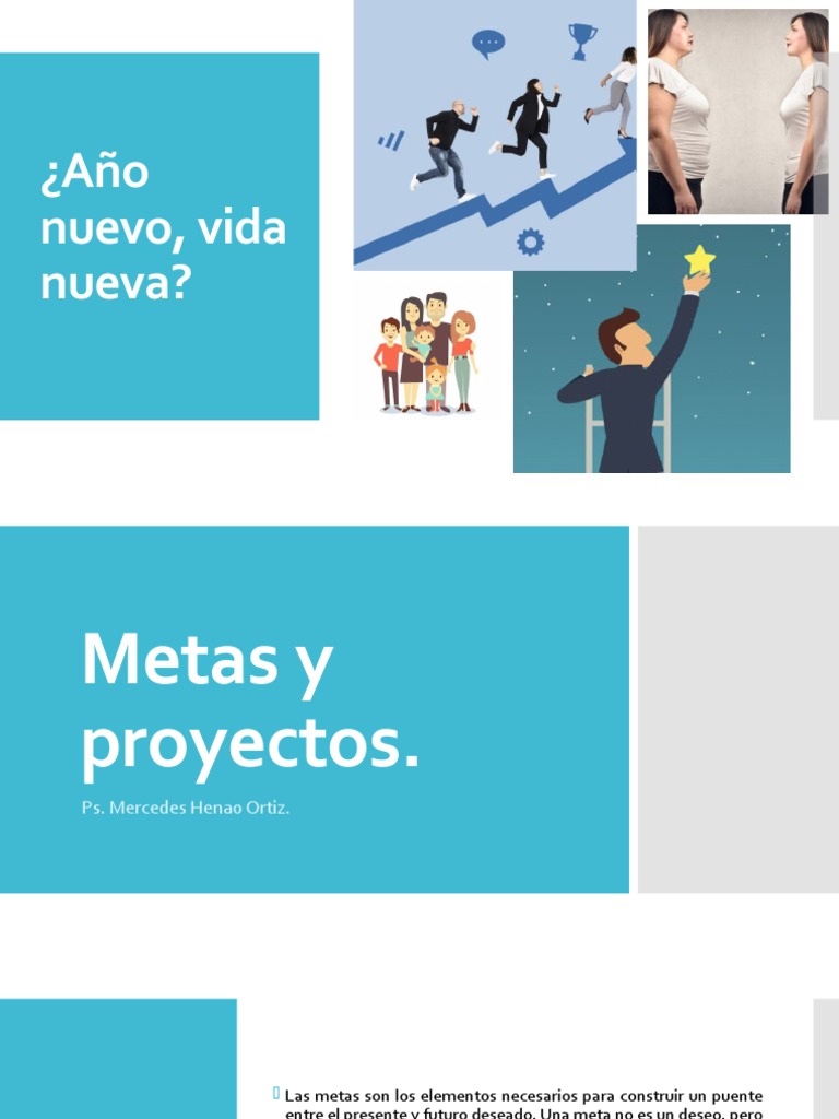 Metas y Proyectos. | PDF