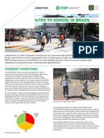 Safe Routes To School in Brazil: Current Conditions