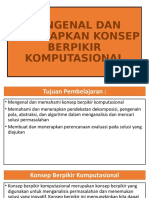 Mengenal Dan Menerapkan Konsep Berpikir Komputasional