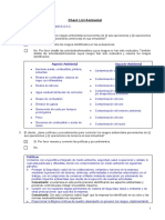 Check List Ambiental - Llenado