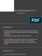 Sentencia Condicional en C++ PDF