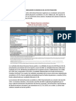 INDICADORES ECONOMICOS DEL SECTOR FINANCIERO