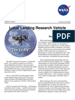 Lunar Landing Research Vehicle Fact Sheet