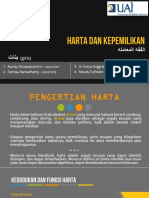 Fiqh Muamalah - Harta Dan Kepemilikan