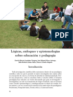 Lógicas, enfoques y epistemologías de la educación y la pedagogía