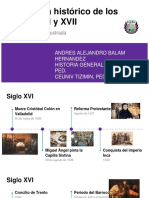 Linea Del Tiempo S Xvi y Xvii PDF