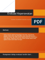 Evaluasi Keperawatan