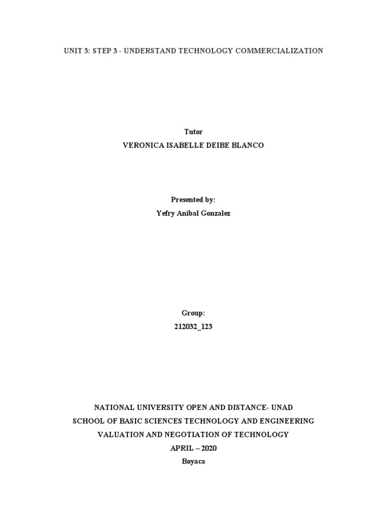 Technology Commercialization Guide | PDF | Data | Information Technology