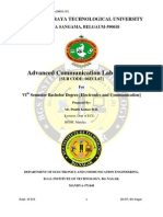 Advanced Communication Lab Manual: Visvesvaraya Technological University