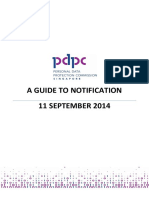 A Guide To Notification 11 SEPTEMBER 2014