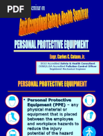 Topic C - PERSONAL PROTECTIVE EQUIPMENT