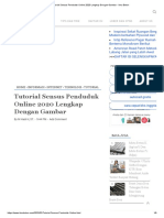 Tutorial Sensus Penduduk Online 2020 Lengkap Dengan Gambar - Ilmu Beton PDF